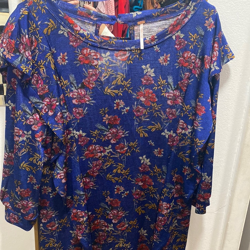 Free People Floral Top